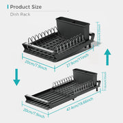 Kitchen Single-layer Dish Rack Mein Shop