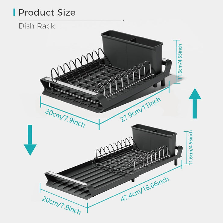 Kitchen Single-layer Dish Rack Mein Shop