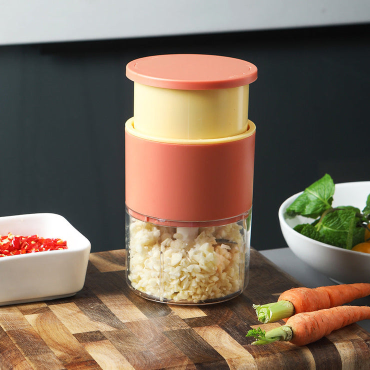 Push Type Garlic Press Complementary Food Mashed Garlic Meat Slicer Mein Shop