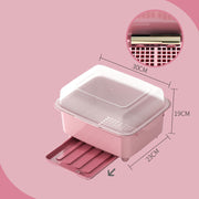 Tableware Storage Box Drain Dish Rack Kitchen Household Cup Holder Dish Rack Plastic Mein Shop