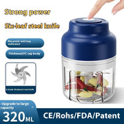 Electric Meshed Garlic Device Wireless Mini Garlic Press Automatic Stirring Mein Shop