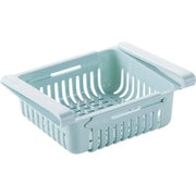 Kitchen Organizer Adjustable Kitchen Refrigerator Storage Rack Fridge Freezer Shelf Holder Pull-out Drawer Organiser Space Saver