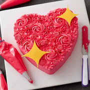 Heart Shaped Cake Pan with Removable Bottom Anodized Aluminum Wedding Birthday Baking Cake Tin Cheesecake Pan Chiffon Cake Mold