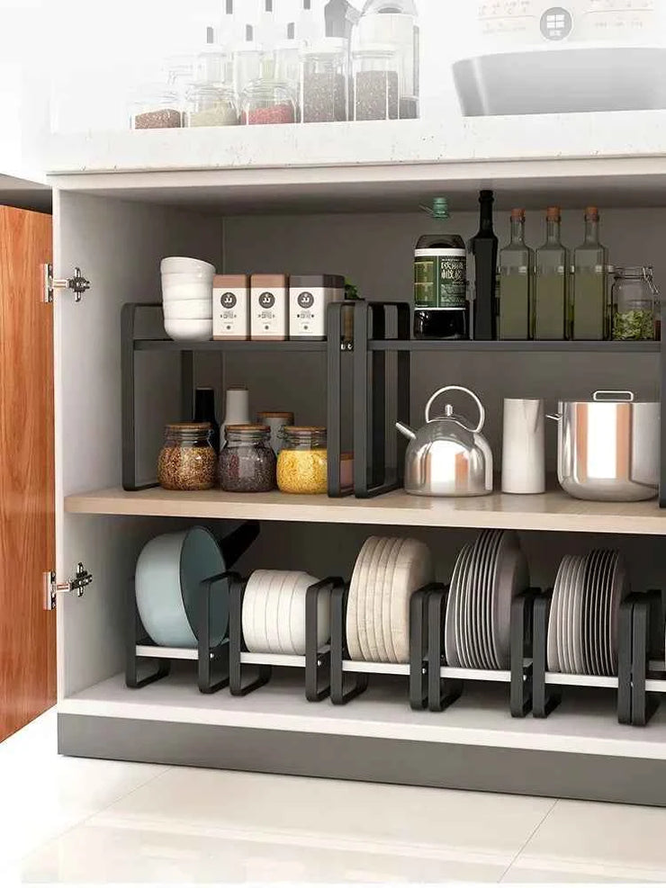 Kitchen Organizer Cabinet Plates Dishes Drying Rack Holder Drainer Goods for The Kitechen Storage Accessories