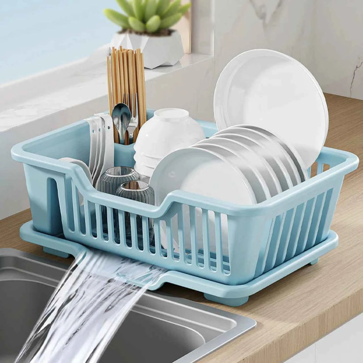 Kitchen drain bowl rack Drainage board, countertop, tableware, plates, bowls, chopsticks, spoons, storage container
