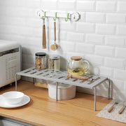 Kitchen Retractable Shelves, Cupboard Dish Racks, Kitchenware Condiment Storage Racks, Kitchen Spice Racks Storage Shelves
