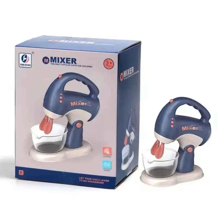 Interactive Electric Kitchen Playset Kids Children Mini Simulation Household Appliances Light Toy Gift Pretend Cooking Role Play