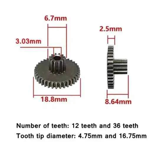 Complete range of kitchen appliance gear accessories, including various models of gears.