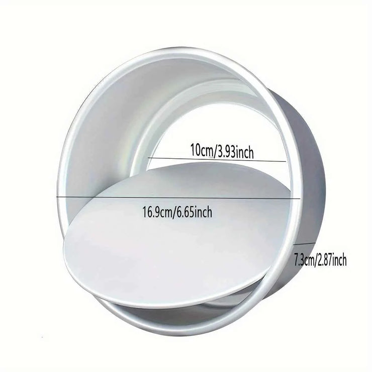 1pc-6 Inch Removable Bottom Cake Pans Round Heart Square Cake Mold Non-Stick Baking Pans