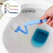 1/2/3PCS Curved Toilet Brush Long Handle Toilet Cleaning Brushes Household Deep Cleaning Tools Bathroom Accessories