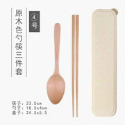 Handmade Dinnerware Cutlery for Kitchen, Wooden Spoon & Fork Dinner Kit for Rice, Soups, Cereal, Home Tableware