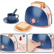 Interactive Electric Kitchen Playset Kids Children Mini Simulation Household Appliances Light Toy Gift Pretend Cooking Role Play