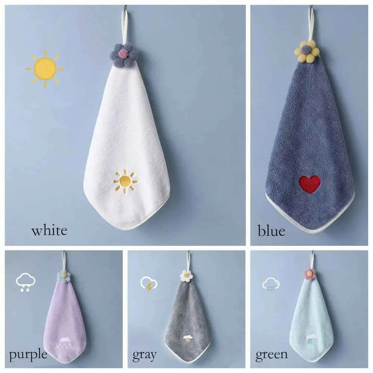 Kitchen Wipe Kitchen Cleaning Microfiber Towel Microfiber Absorbent Cloth Kitchen Towels Hand Towel Handkerchief Dishcloths