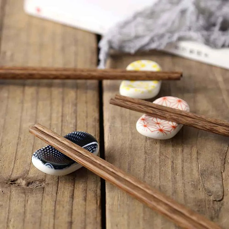 Kitchen Tools Rest Ceramic Chopsticks Stand Tableware Chopsticks Spoon Rack Chopsticks Holder
