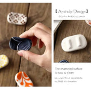 Kitchen Tools Rest Ceramic Chopsticks Stand Tableware Chopsticks Spoon Rack Chopsticks Holder