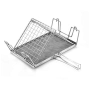 WESTTUNE Outdoor Multi-Purpose Toast Grill Portable Bread Toasters Folding Camping Stove Toaster for Hiking Garden Picnic Beach