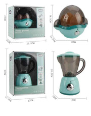 Kitchen Toys Set Kids Pretend Play Home Appliances Washing Machine Toaster Microwave Juicer Egg Cooker Girls Boys Play House Toy