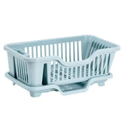 Dish Drying Rack Kitchen Utensils Drainer Rack with Drain Board Countertop Dinnerware Plates Bowls Chopsticks Spoons Organizer