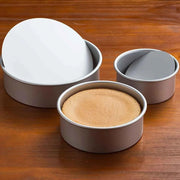 1pc-6 Inch Removable Bottom Cake Pans Round Heart Square Cake Mold Non-Stick Baking Pans