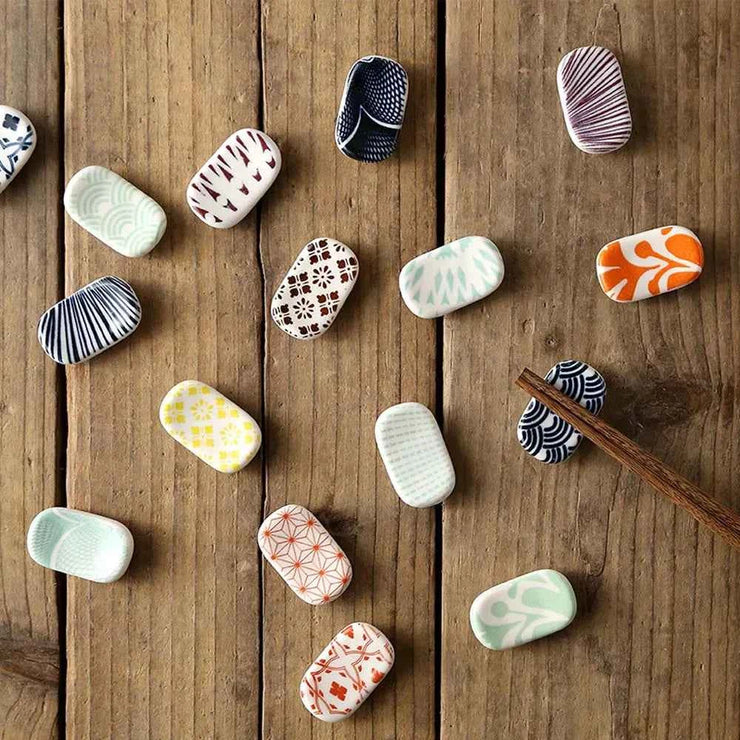 Kitchen Tools Rest Ceramic Chopsticks Stand Tableware Chopsticks Spoon Rack Chopsticks Holder