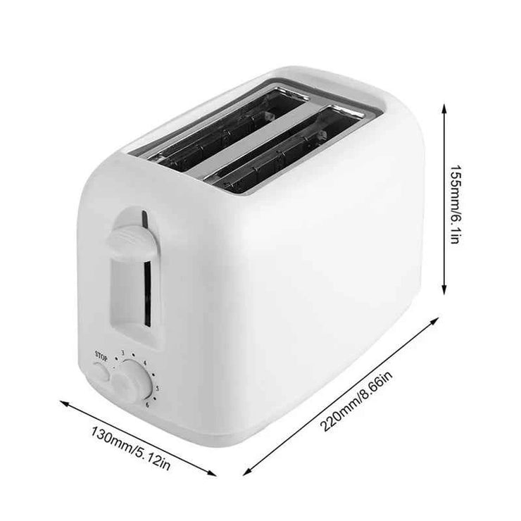 110V/220V Home Toaster 6 Modes 2 Slice Bread Toast Maker Automatic Breakfast Machine One-Click Operation Sandwich Maker 2023 New