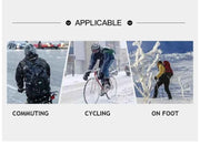 Autumn Winter Outdoor Cycling Gloves Gym Fitness Sports Running Warm Touch Screen Nonslip Gloves Motorcycle Gloves Men Black