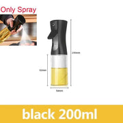 2in1 500ml Plastic Spray Oil Sprayer Bottle Spray Oil Dispenser Oil Jar Cruet BBQ Kitchen Baking Roasting Picnic Kitchen Tool