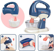 Interactive Electric Kitchen Playset Kids Children Mini Simulation Household Appliances Light Toy Gift Pretend Cooking Role Play