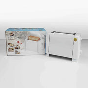 Toaster 1PC Stainless Steel Toaster Oven Double Sided Bake Heated Toast Sandwich Home Automatic Breakfast Machine