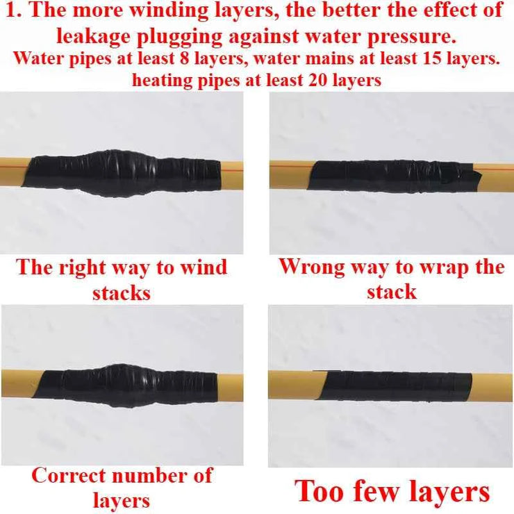 Super Strong Waterproof Stop Leaks Seal Repair Performance Silicone Adhesive Insulating Duct Tapes