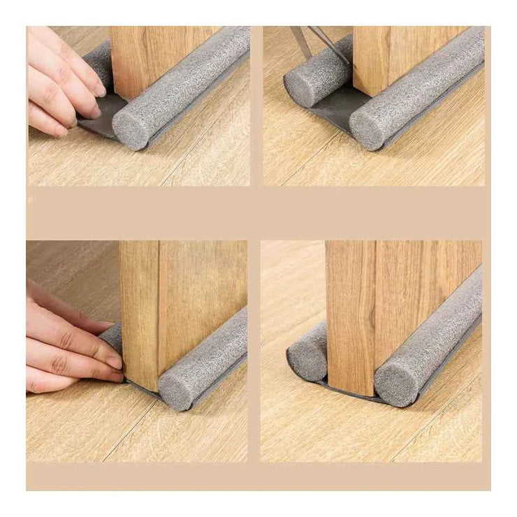 Hot Sell Flexible Door Bottom Sealing Strip Stopper Door Weatherstrip Guard Wind Dust Blocker Sealer Stopper Door Seal