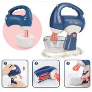 Interactive Electric Kitchen Playset Kids Children Mini Simulation Household Appliances Light Toy Gift Pretend Cooking Role Play