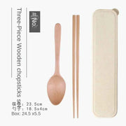 Handmade Dinnerware Cutlery for Kitchen, Wooden Spoon & Fork Dinner Kit for Rice, Soups, Cereal, Home Tableware