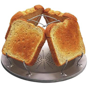 Toaster Rack Simple Portable Stainless Steel Toast Outdoor Camping Folding Multi-Purpose Stove Grill