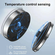 2L Larger Capacity Electric Kettle 220V Glass Tea Kettle Home Kitchen Water Heater 1500-1800W EU/UK Plug Water Boiler