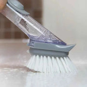Kitchen Long Handle Cleaning Brush Automatic Liquid Dispenser Dishwashing Sponge Cleaning Brush Scrubber Kitchen Cleaning Tools
