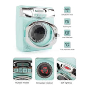 Kitchen Toys Set Kids Pretend Play Home Appliances Washing Machine Toaster Microwave Juicer Egg Cooker Girls Boys Play House Toy