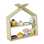 Kitchen Play Foods Toys Kids Role Play Storage Rack Boys Girls Play House