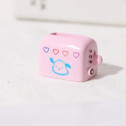 12Pcs/Lot Artificial Bread Toaster Cute Cartoon Fake Food DIY Resin Sweet Flatback Cabochon Jewelry Pendant Homemade Gift Mein Shop