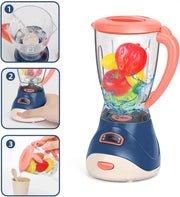 Interactive Electric Kitchen Playset Kids Children Mini Simulation Household Appliances Light Toy Gift Pretend Cooking Role Play