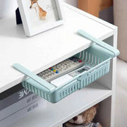 Kitchen Organizer Adjustable Kitchen Refrigerator Storage Rack Fridge Freezer Shelf Holder Pull-out Drawer Organiser Space Saver