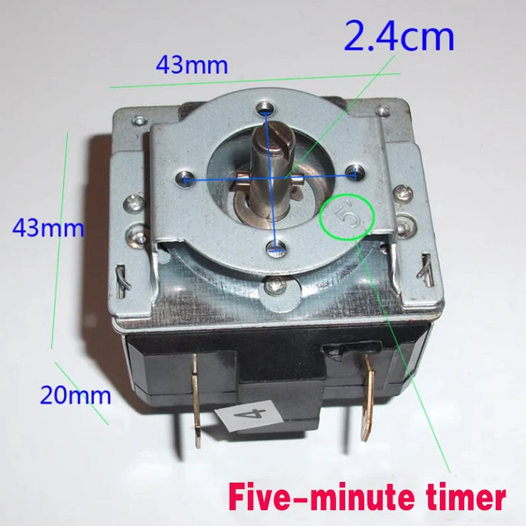 Multifunctional bread maker toaster high-temperature resistant for 5 minutes mechanical chime timer Dowtherm components Mein Shop