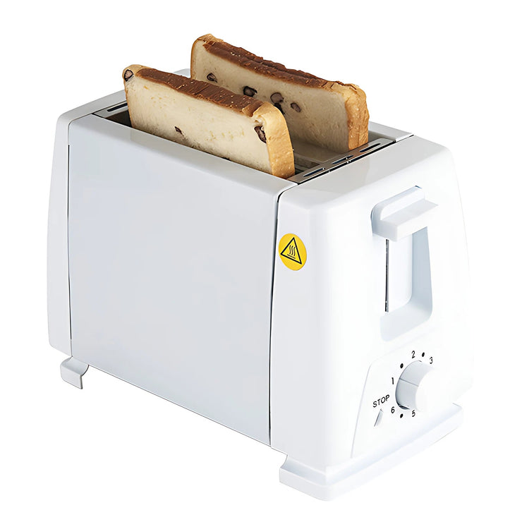 Toaster 2 Slice Wide Slot with 6 Preset Temperature and Timing Small Stainless Steel Bread Toaster with Manual Stop Mein Shop