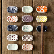 Kitchen Tools Rest Ceramic Chopsticks Stand Tableware Chopsticks Spoon Rack Chopsticks Holder