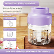Electric Meshed Garlic Device Wireless Mini Garlic Press Automatic Stirring Mein Shop