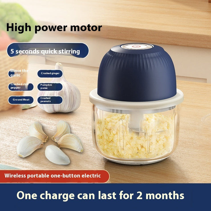Mini Wireless Electric Food Garlic Press Electric Mein Shop