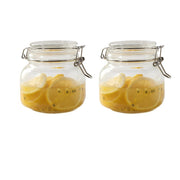 Round Glass Tea Jar Food Storage Box Preservation Container Mein Shop